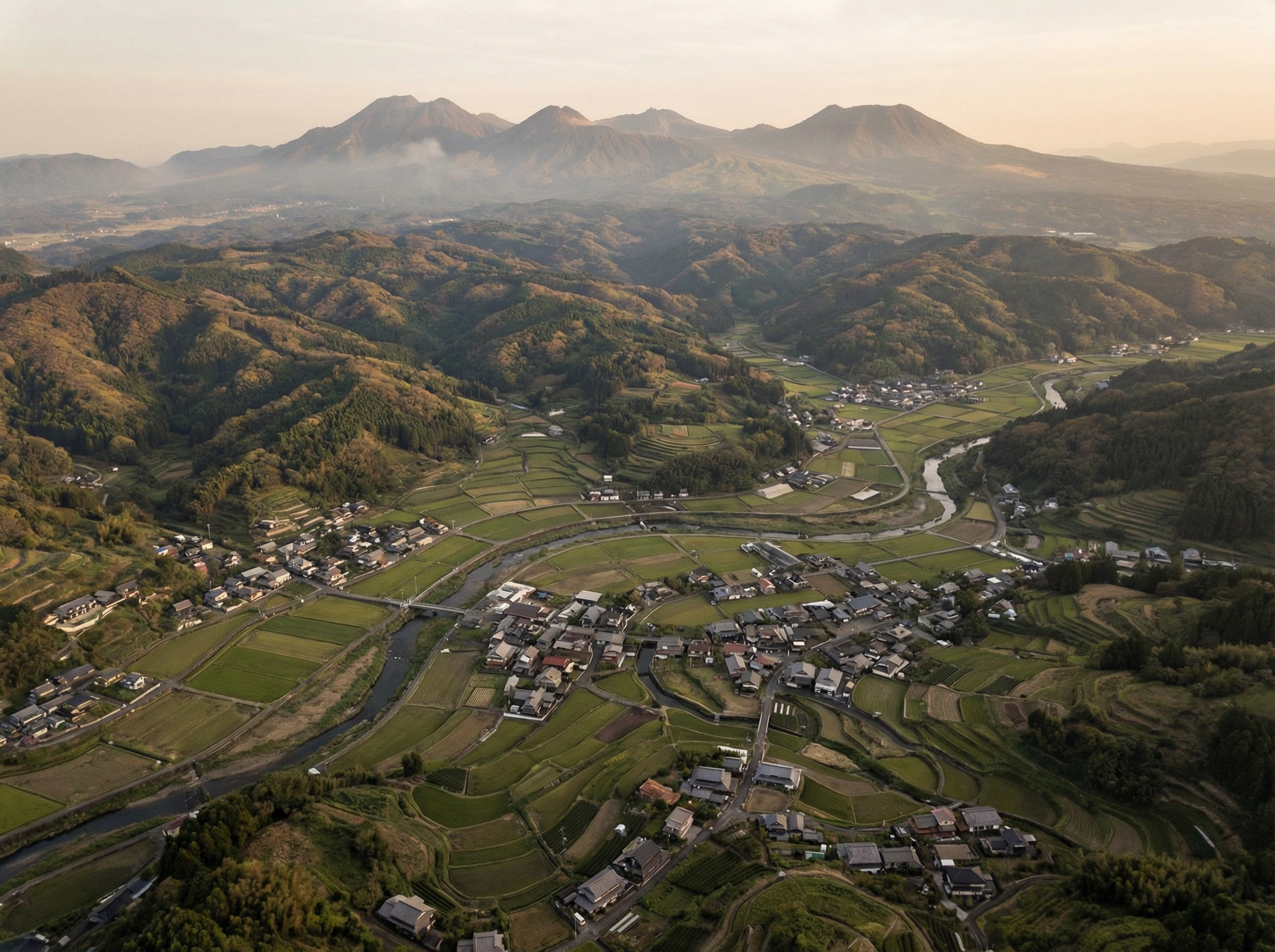 鹿児島県霧島市を中心とした対応エリアの線図